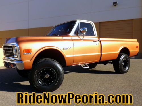 1971 chevrolet c10 long bed lwb 4x4 (4wd) copper fully restored 350 auto trans