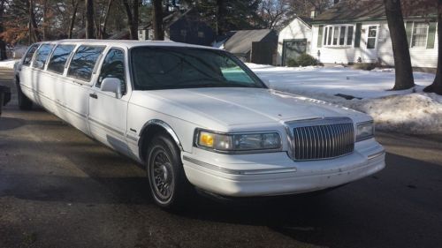 1997 lincoln town car limo 12 passenger stretched