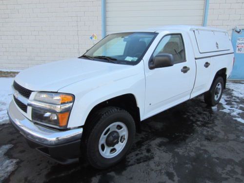 2009 chevy colorado pickup truck 3.7l auto 1-owner specialty bed with cap clean!