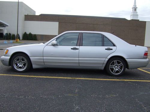 1999 mercedes s420 silver/gray 177,xxx miles..no reserve!