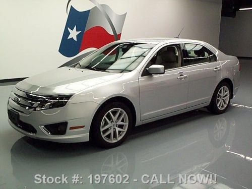 2011 ford fusion sel heated leather alloy wheels 56k mi texas direct auto