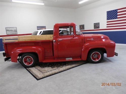 1956 ford f100 pick up truck short bed body off restoration