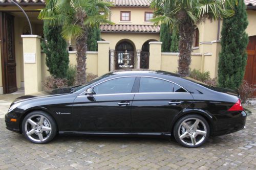 Mercedes benz 2006 cls-class cls55 amg black on black cls 55 only 37,061 miles!