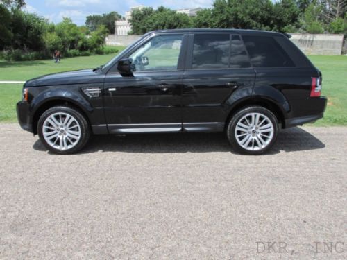 2013 range rover sport hse luxury blk/blk 24k awd lthr roof immaculate