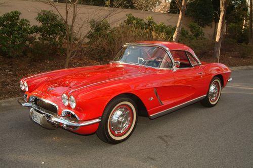 1962 corvette "creampuff" frame off resto - like new - must see