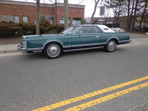 1977 lincoln continental mark v  (outstanding condition)