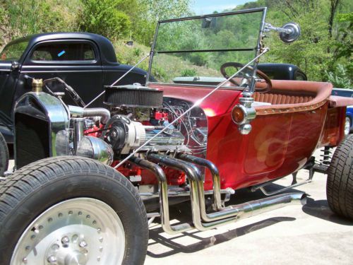 1923 t bucket ford roadster pickup candy/red