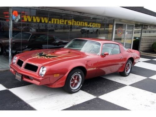1976 pontiac trans am 455ci v8, 4 speed, firethorn red metallic