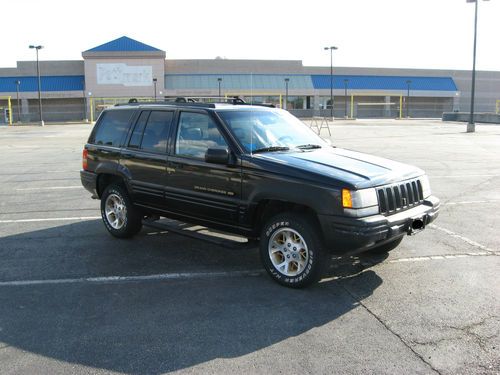 1997 jeep grand cherokee limited sport utility 4-door 5.2l low mileage