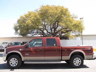 F250 king ranch heated leather 6 cd 6.0l powerstroke diesel v8 4x4 fx4 1 owner
