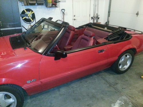 1992 ford mustang lx convertible 5.0l supercharged