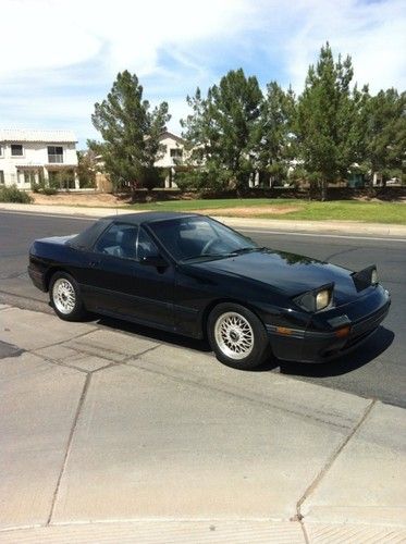 1988 mazda rx7 manual convertible one owner with 99,349 actual miles no reserve