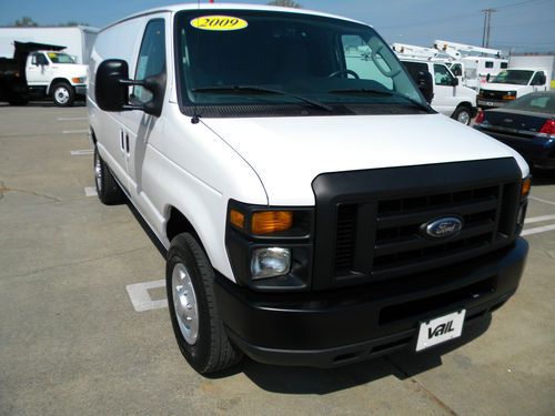 2009 ford e350 cargo w/security system/rear a/c in virginia