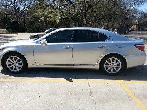 2008 lexus ls460 silver with black leather - nav - 460 -* extended warranty *-