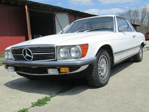 1980 mercedes-benz 280slc 2-door coupe. extremely rare 4 speed manual euro model