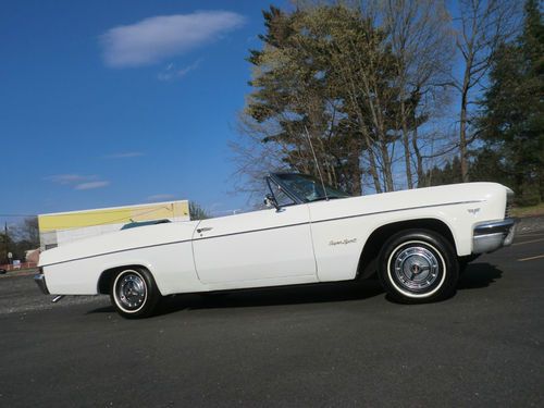 ** 1966 chevy impala ss  convertible 64,000 original miles buy it now $12,500 **