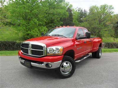 2006 dodge ram 3500 diesel dually 4wd new tires clean carfax tow pkg low miles!!