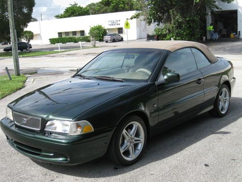 2000 volvo c70 turbo convertible low miles garage kept fully loaded no reserve!!