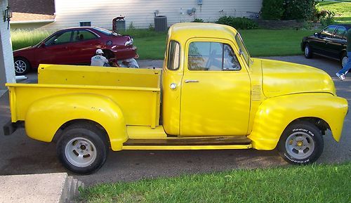 1953 chevy pick-up truck 3100 1/2 ton deluxe cab, 5 window, street rod, custom