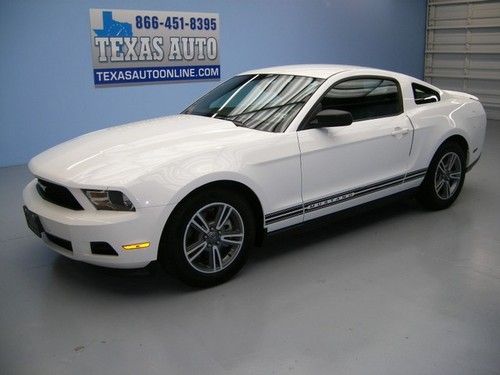 We finance!!!  2012 ford mustang premium v6 auto leather shaker sound spoiler!!
