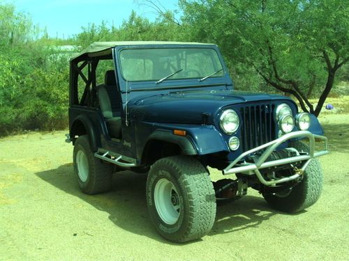1971 lifted jeep cj5 with ramsey 8000 lb winch