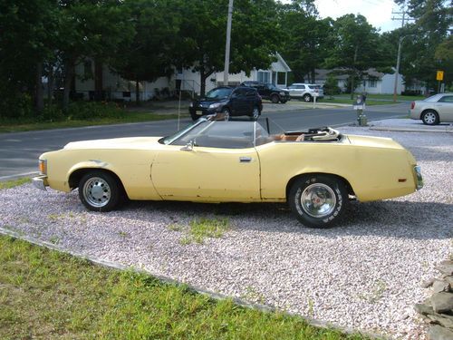 Convertible !!  1973 cougar - mercury- 351 cleveland-old skool style