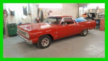1964 chevy el camino manual 350hp cd leather red rwd