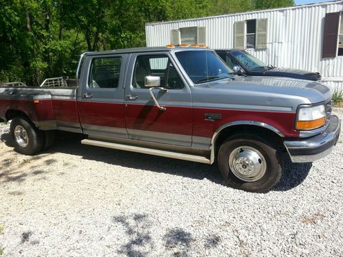 1995 ford f350 crew cab diesel with dually wheels