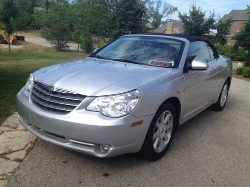 2008 chrysler sebring convertible touring soft top low miles low reserve 1 owner