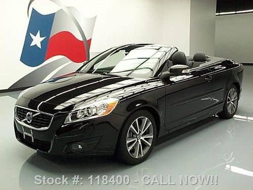 2011 volvo c70 t5 hard top turbocharged htd leather 16k texas direct auto