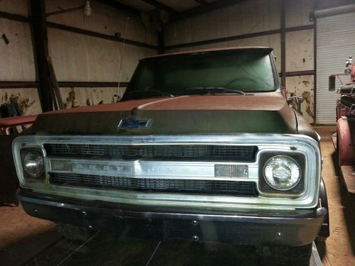 1970 chevy truck cst factory 402 bb, ps, pb barn find original #'s matching