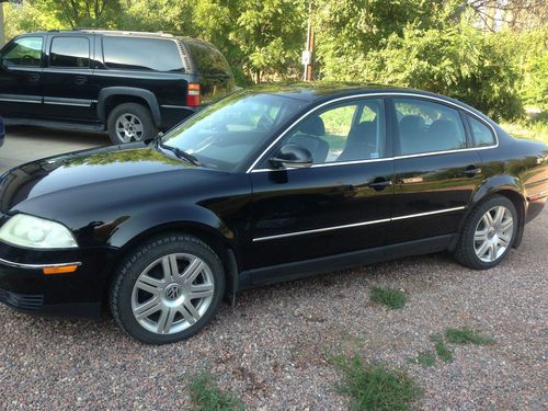 2005 vw passat tdi diesel one owner!!! blk on blk. great condition no res!!