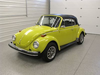 1974 vw super beetle covertible, recent restoration, new top