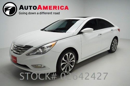 11k low miles clean carfax hyundai sonata white loaded with options