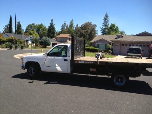 Chevy 3500 flat bed with dump