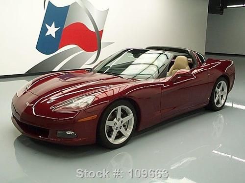 2006 chevy corvette 6-speed targa top hud htd seats 80k texas direct auto