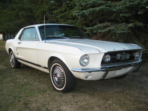 Barn fresh survivor '67 mustang gt-a coupe-was factory 390 / marti report
