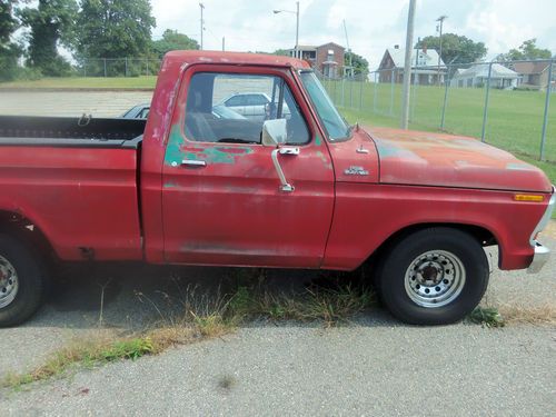 Ford-100 1978 pickup truck red 302 cleveland motor