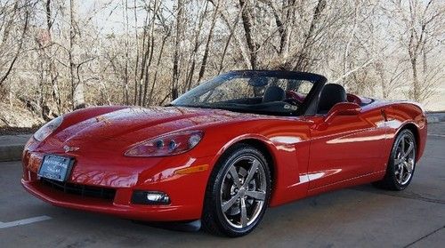 2008 chevy corvette convertible 1 owner carfax heated leather seats