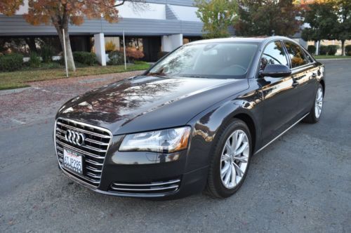2011 audi a8 4.2l quattro night vision clean carfax 1 owner loaded low miles