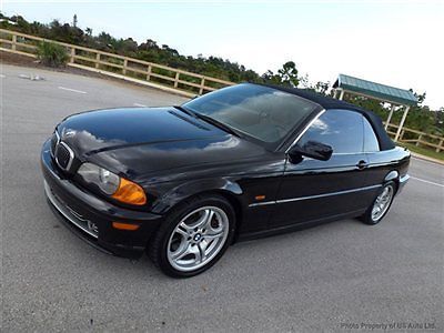 3 series 2001 bmw 330ci convertible sport package low miles clean carfax dealer