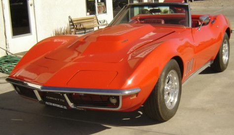 69 corvette l88 car w/non original small block custom, red
