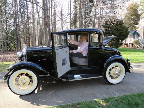 1931 ford model a, 5 window coupe