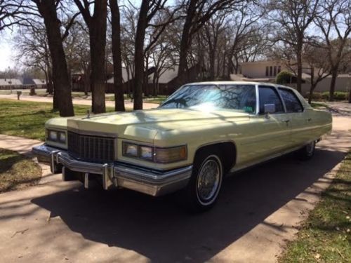 1976 cadillac fleetwood brougham low miles! a must for all collectors! rare