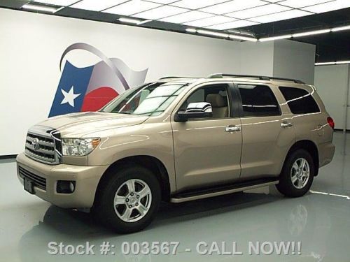 2008 toyota sequoia limited sunroof nav dvd leather 46k texas direct auto