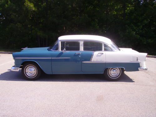 1955 chevy bel air really nice car original 235 6 cylinder 3 speed overdrive
