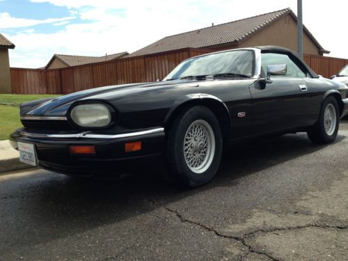 Used 1995 jaguar xjs black convertible 74k miles