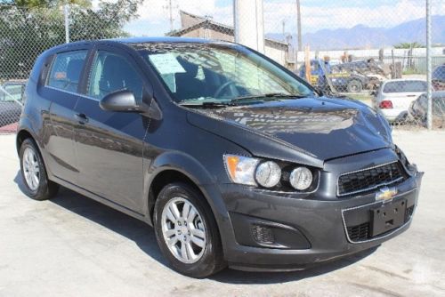 2014 chevrolet sonic lt damaged fixer crashed wrecked salvage repairable runs!!