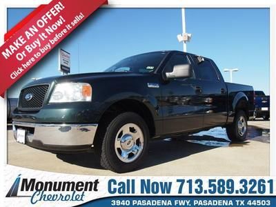 06 ford xlt 5.4l cd power green extended cab 4 door truck we finance