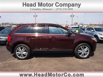 2011 ford edge limited 4dr fwd low miles auto gas warranty 3.5l ti-vct v6 maroon